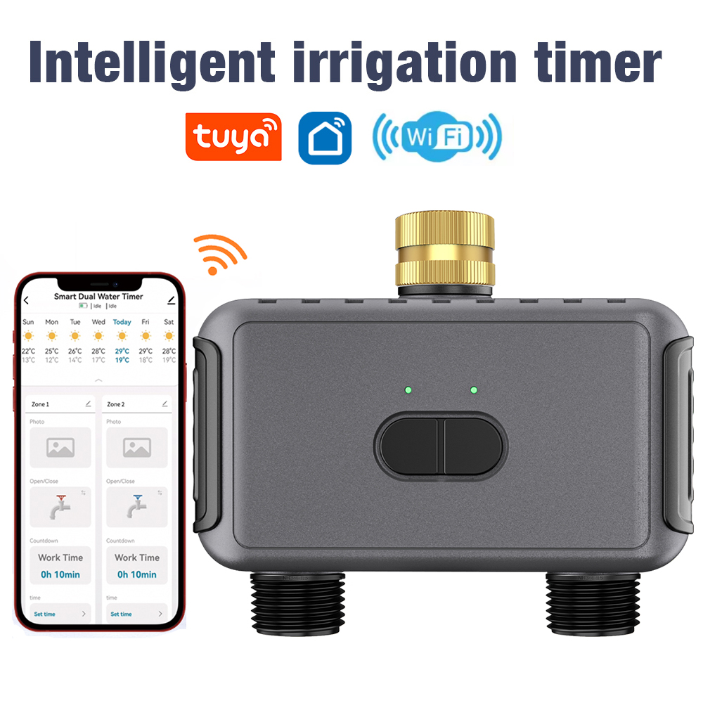 Smart Garden Iot - Temporizador de agua inteligente Tuya WiFi,
