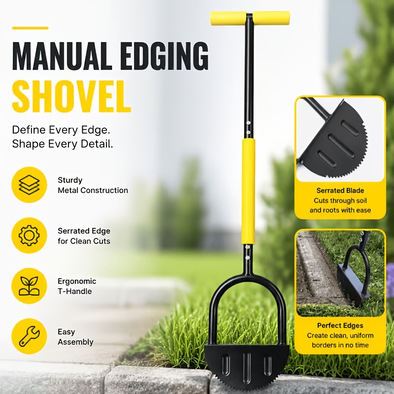 Smart Garden Edging - 1 Tijeras Manuales para Bordear Césped: