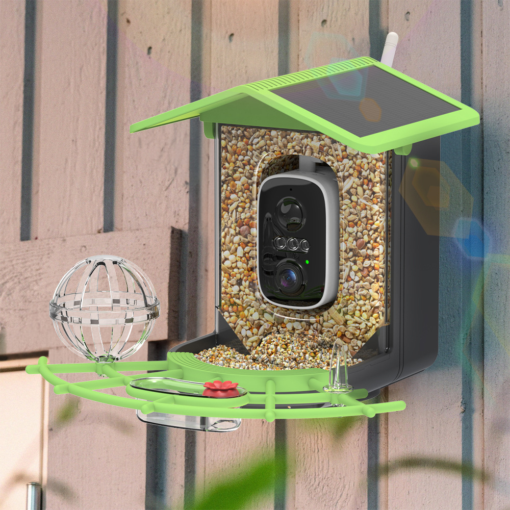 Smart Bird Feeder Camera - Comedero para Pájaros Silvestres con IA,