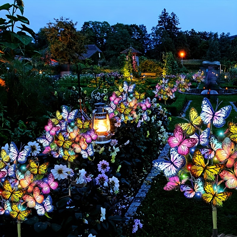 Smart Garden Solar - Luces LED solares de mariposa para