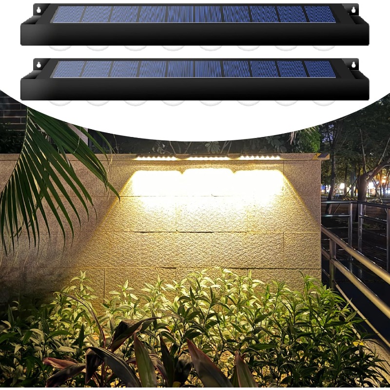 Smart Garden Fence - Luces solares para valla, luces de