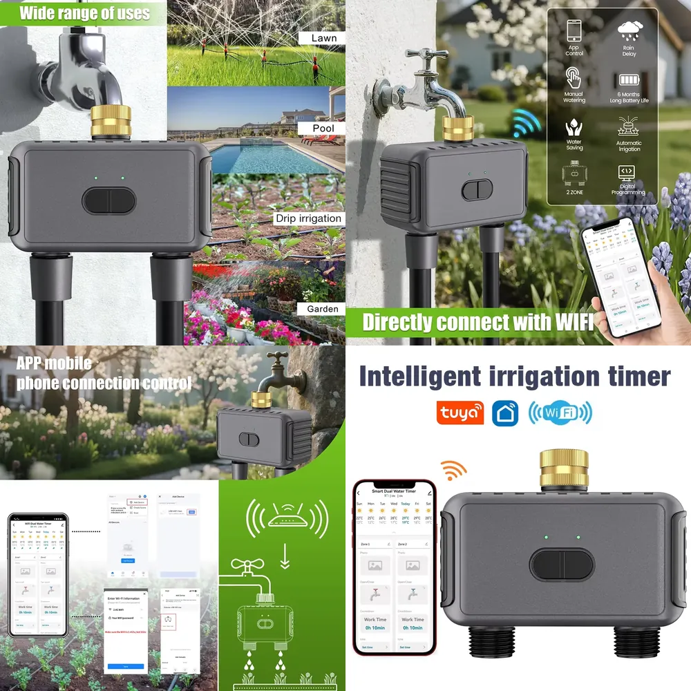 Smart Garden Watering System - Temporizador de Riego Inteligente WAP01 con