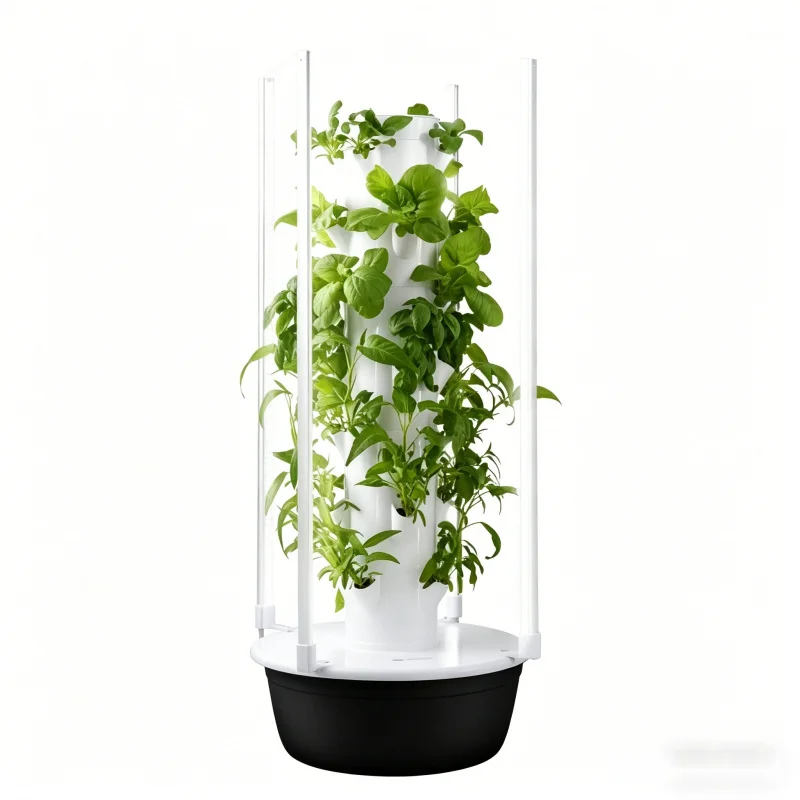 Smart Garden System - Torre Hidropónica Vertical SpaceTree, Jardinera Inteligente