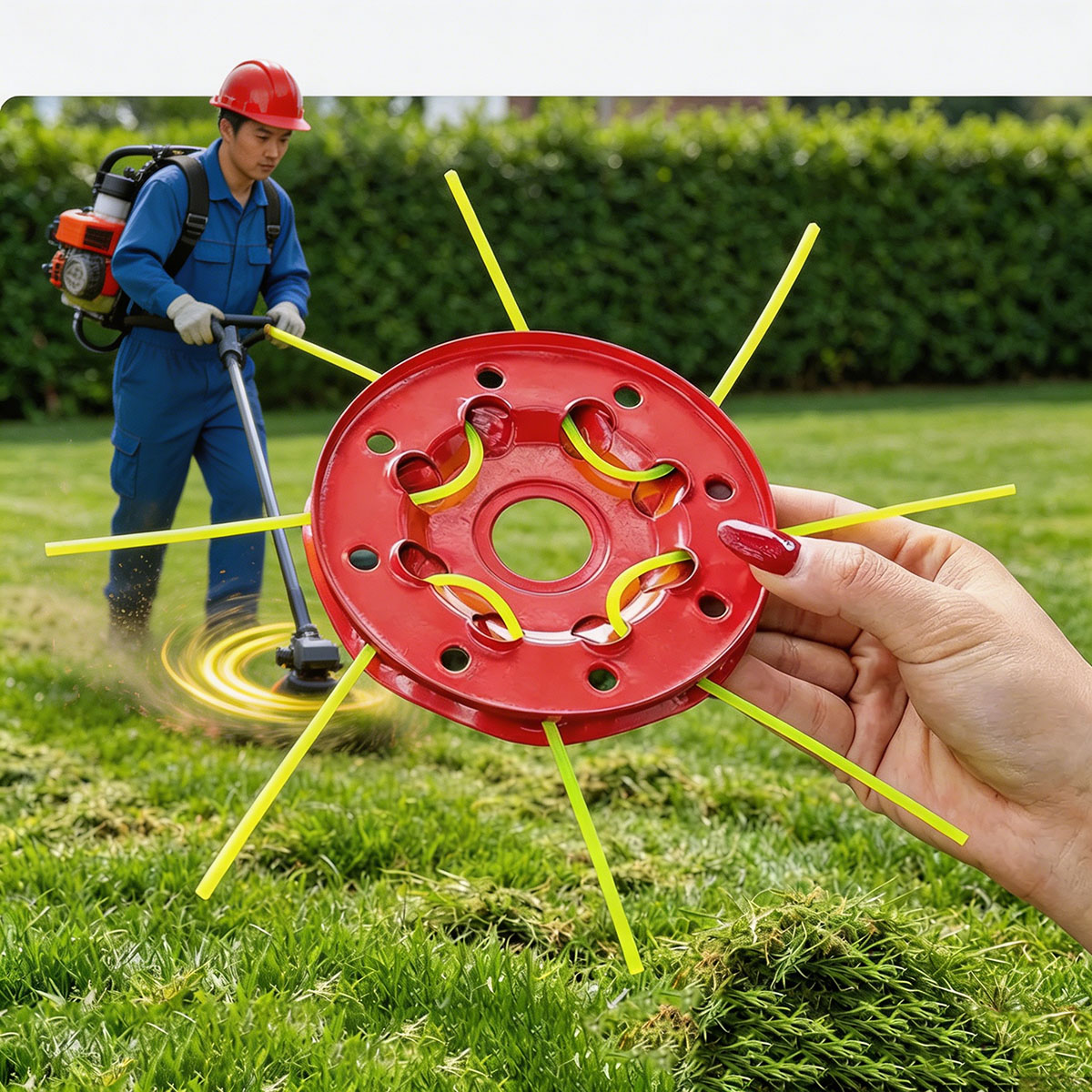 Cabezal de desbrozadora de hie - Smart Garden Edging reseña y precio