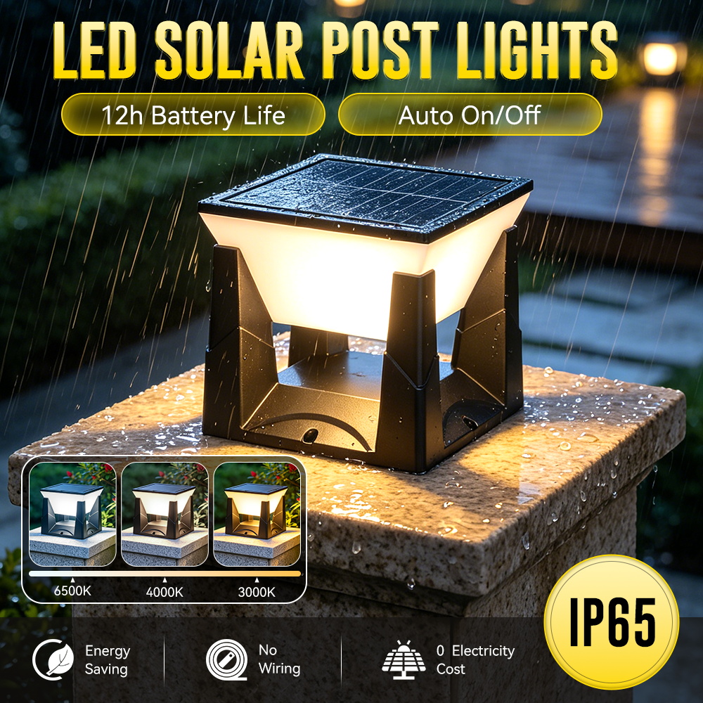 Lámpara Solar de 3 Colores par - Smart Garden Fence reseña y precio