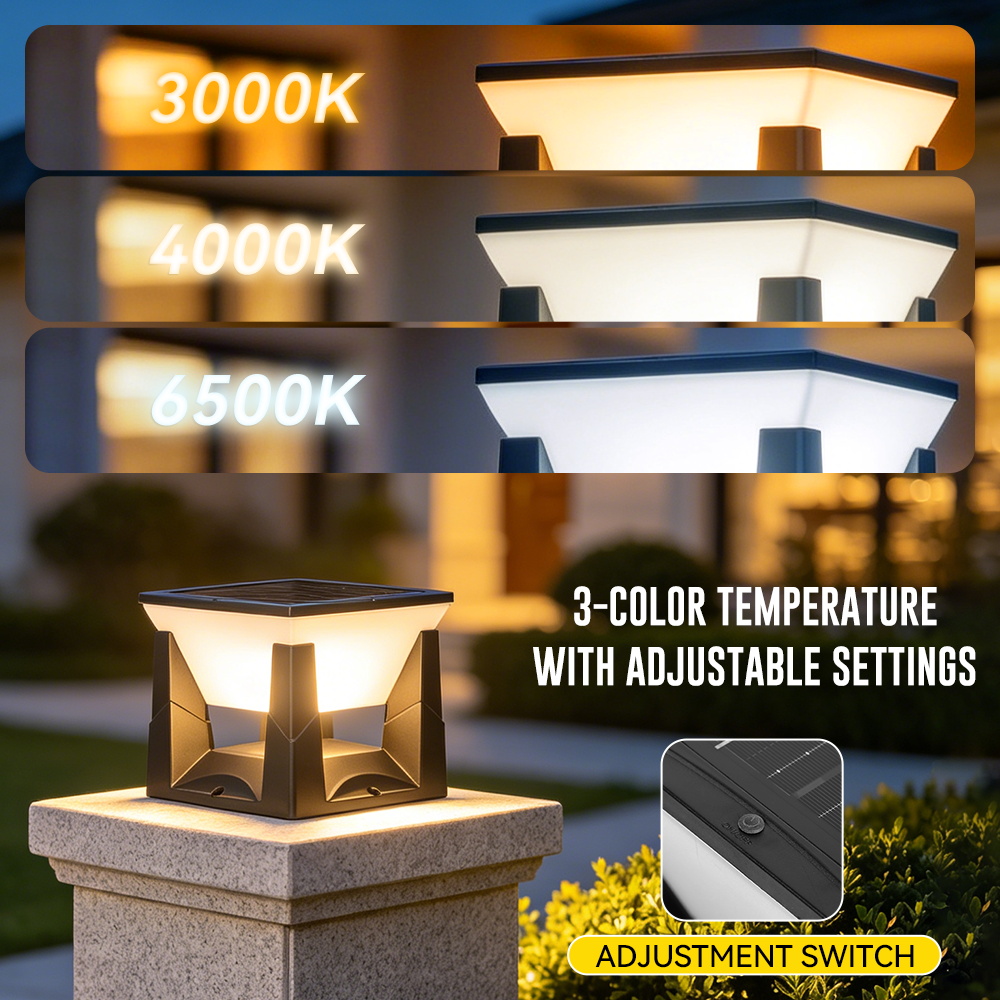 Lámpara Solar de 3 Colores par - Smart Garden Fence reseña y precio