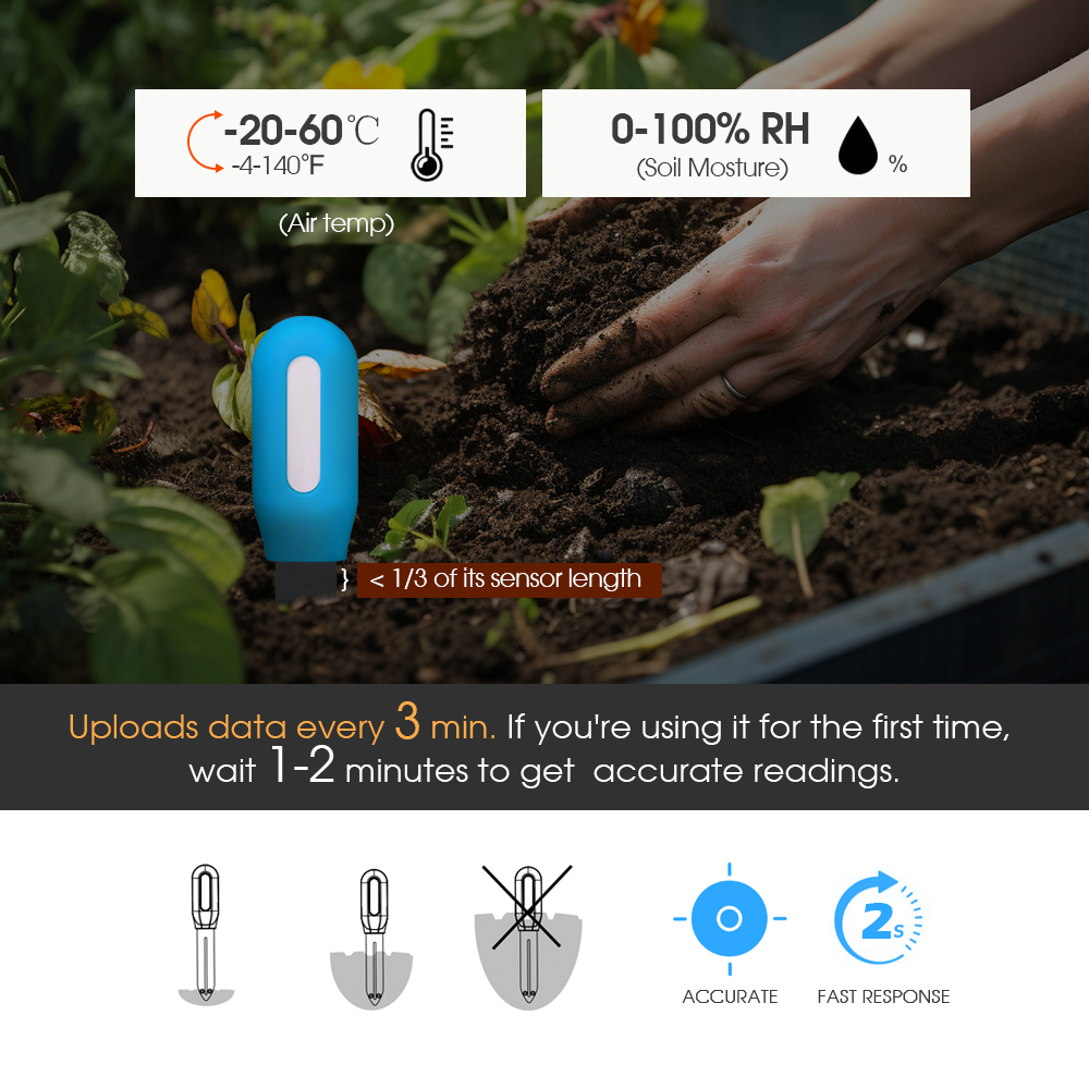 Sensor de suelo Tuya Zigbee, D - Smart Garden Is reseña y precio