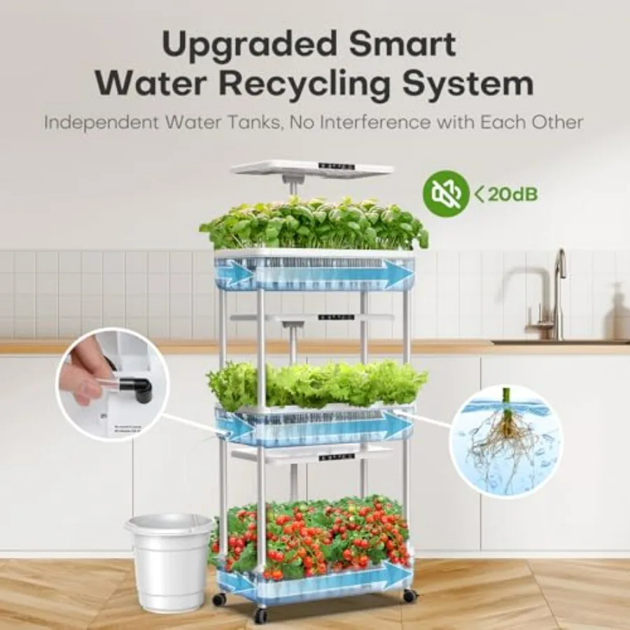 Sistema de cultivo hidropónico - Indoor Herb Garden Kit reseña y precio