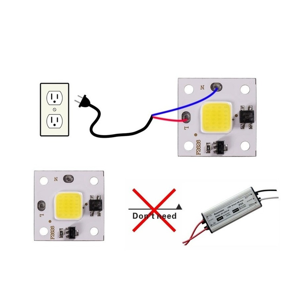 Módulo COB de 10W, 220V, LED,  - Smart Garden Light reseña y precio