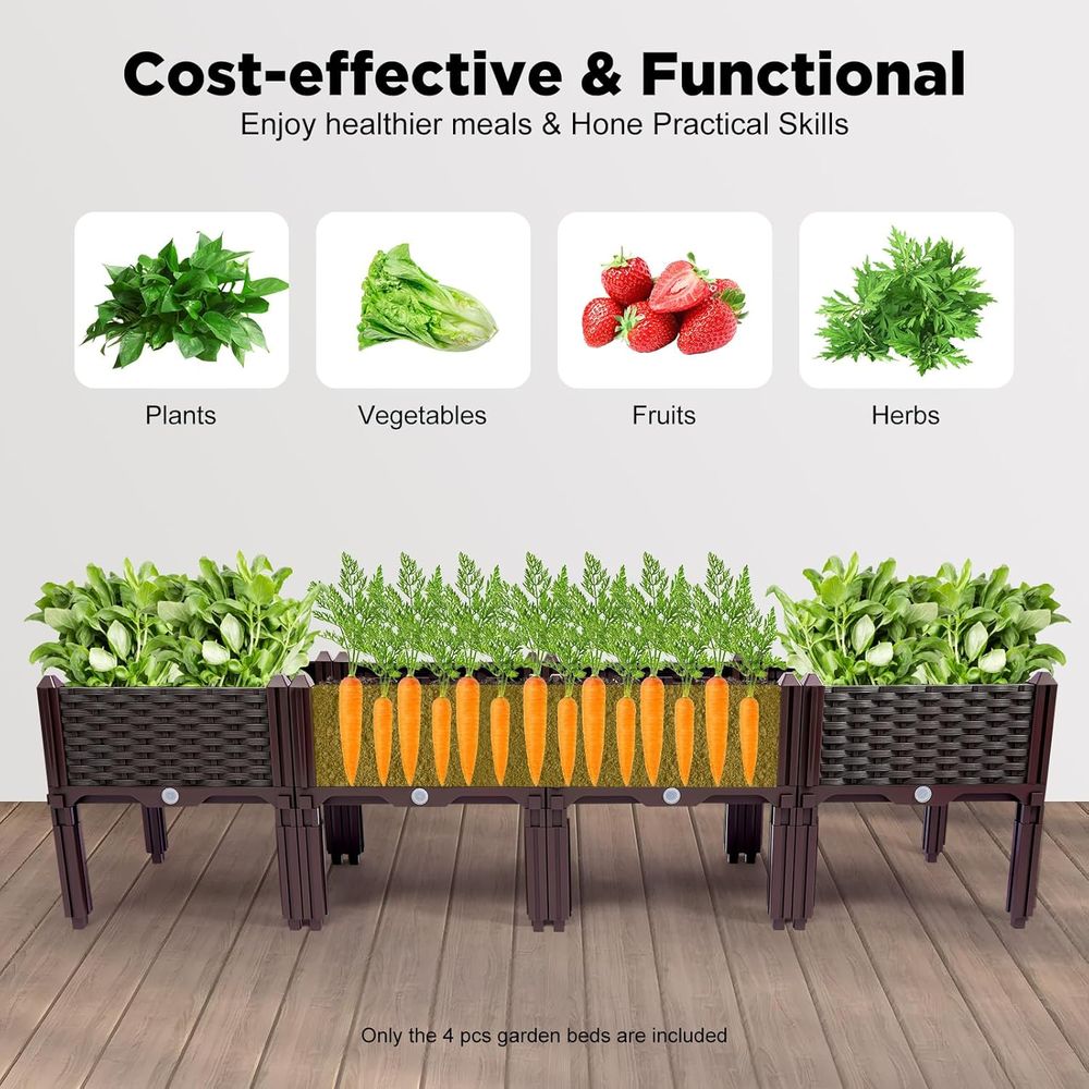 Kit de Jardinera Elevada - 61  - Indoor Herb Garden Kit reseña y precio