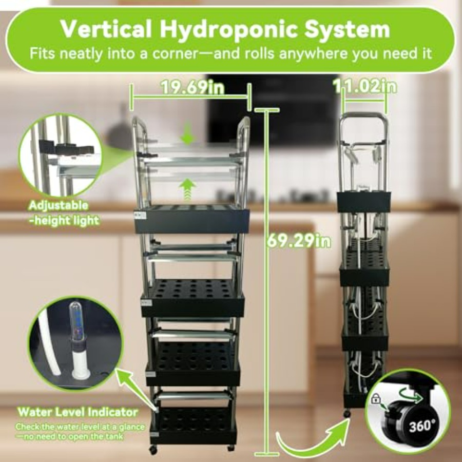 Sistema de cultivo hidropónico - Smart Garden Light reseña y precio